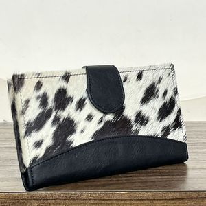Real Cowhide Leather Wallet Clutch Stylish Multi Uses Western Wallets for Women Genuine Leather <b>Unique</b> Designer Clutch - Product Image 4