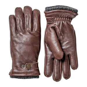 Guantes de Invierno de Cuero Marrón con Forro de Lana, Térmicos, Cálidos, con Pantalla Táctil, Ecológicos, Estilo Retro para Viajes al Aire Libre - Product Image 6