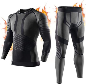 Conjunto de compresión elástica de talla grande más vendido, logotipo personalizado, conjunto de compresión transpirable y resistente al viento - Product Image 5