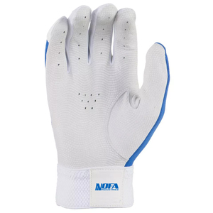NOFA INDUSTRIES White Leather Batting Glove Right Hand Breathable <b>Hook</b> And Loop Closure Unisex Adult Training - Product Image 6