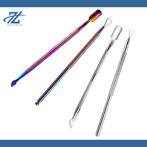 Empujador de Cutículas Profesional Ecológico y Duradero de Acero Inoxidable de Doble Punta, Removedor de Piel Muerta Reutilizable para Manicura y Pedicura - Product Image 6