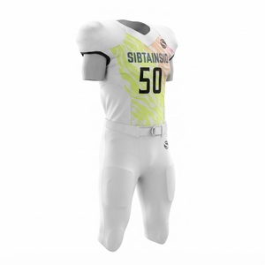 Ensemble de maillot et pantalon de football américain rembourrés personnalisés blanc, vert et rose, imprimé zèbre, uniforme d'équipe avec numéro de joueur sublimé - Product Image 3