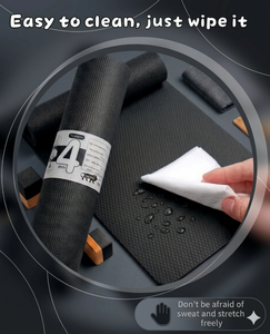 Tapete de Yoga y Fitness Ecológico, Duradero, Plegable, Hecho a Mano, de Silicona de 4mm, con Diseño Personalizado, Color y Líneas a Elección - Product Image 3