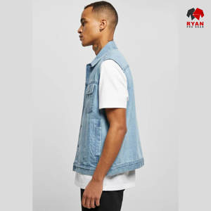 Chaleco Vaquero Personalizado Ryan Pro Gear para Hombre, Ropa Casual, Tela Transpirable con Logotipo Personalizado - Product Image 6