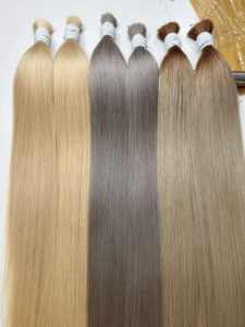 Vrais cheveux vietnamiens 100% non traités de haute qualité cheveux crus vietnamiens naturels en vrac | Extensions de cheveux alignés sur les cuticules brutes - Product Image 2