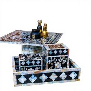 Handcrafted Eco-Friendly Bone Inlay Bakhoor Burner with Custom Size for Christmas Gifting - Product Image 1