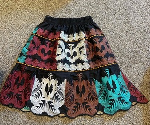 Faldas Bordadas Personalizadas para Niñas, Talla Grande, Estampado Floral, Minifalda de Verano Ligera, Estilo Hawaiano, 100% Algodón - Product Image 3
