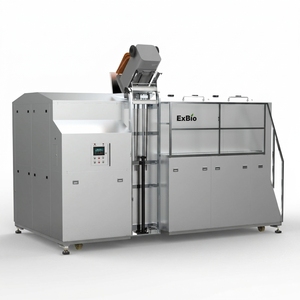 Precio Directo de Fábrica: Material de Cámara de Trituración de Acero Inoxidable SUS 304 Exbio, Capacidad de 5000 kg/día, Rodamiento de Motor para Trituradora de Residuos Alimentarios - Product Image 1