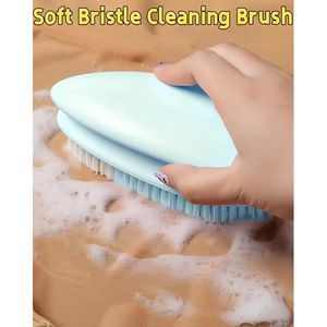 2 Pack Soft Bristle Laundry Cleaning Brushes Scrubber Brush for <b>Clothes</b> and Carpet Fabric Stain Removal <b>Scrubbing</b> - Product Image 4