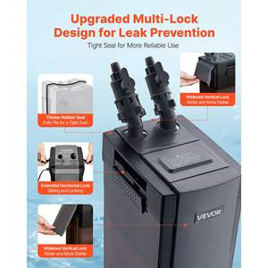 162.7GPH 3-Stage Canister Filter Powerful <b>Pump</b> External Aquarium Filter Media Cleaning Machine <b>for</b> Large <b>Fish</b> <b>Tanks</b> Aquariums" - Product Image 4