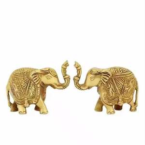 Décoration d'éléphant en aluminium, design Art Déco, écologique et durable, cadeau d'anniversaire pour la maison/le bureau - Product Image 2