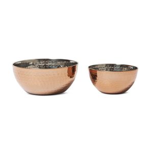 Bol de service en laiton de luxe avec pieds, design cannelé élégant, bol décoratif central pour cuisine IronBowl - Product Image 3