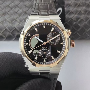 Reloj de pulsera para hombre, de acero inoxidable, movimiento mecánico ETA, resistente al agua 10 bar, cristal de zafiro, 40 mm, estilo hip hop de lujo - Product Image 3