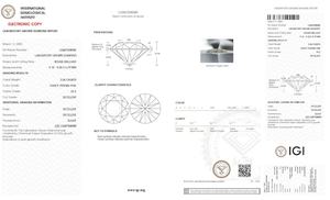 Diamant rose intense fantaisie de 6,5 carats, taille brillant rond, certifié IGI, diamant de laboratoire de clarté VS, pour pendentif - Product Image 2