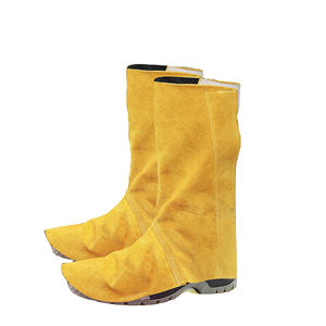 Cubrezapatos de Soldadura de Cuero de Vaca, Calzado de Seguridad Industrial de Cuero, Resistente al Calor y a las Chispas, Protección para Soldadores - Product Image 2