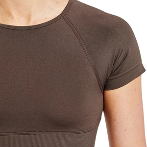 Top Deportivo Corto sin Costuras para Mujer, Transpirable, Elástico, para Yoga, Ejercicio, Gimnasio, Entrenamiento, Ropa Deportiva Cómoda y de Alto Rendimiento - Product Image 5