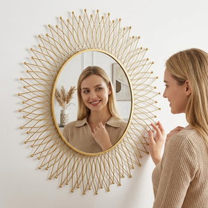 Excellent Quality Minimalist <b>Square</b> Wall <b>Mirror</b> for Living Room Hallway and Bathroom Available At Competitive Price - Product Image 1