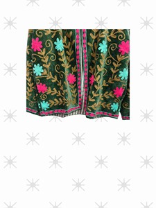 เสื้อแจ็คเก็ตปักลายซูซานีผ้ากำมะหยี่สำหรับผู้หญิง ระบายอากาศได้ดี ลายดอกไม้ งานฝีมือทำมือ เสื้อแจ็คเก็ตผู้หญิง ดีไซน์สวยงาม - Product Image 5