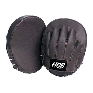 Custom OEM PU Leather Boxing Focus Mitts – Durable Curved Punch <b>Pads</b> for Martial Arts Training - Product Image 5
