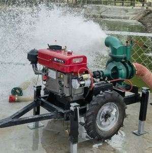 Ensemble de pompe à eau d'irrigation sur remorque, moteur diesel refroidi par eau, 6 pouces (150 mm), à vendre à bas prix - Product Image 6