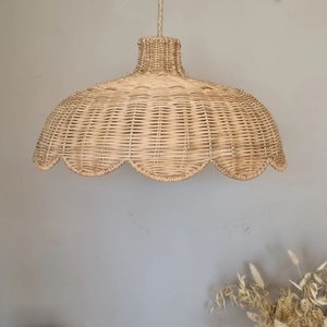Factory supply handweave rattan ceiling lamp children lighting decor <b>light</b> <b>cover</b> lampshade - Product Image 6