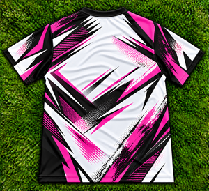 <b>Men's</b> Sublimation Short Sleeve <b>Slim</b> <b>Fit</b> O-Neck Pink <b>Black</b> Letter Pattern Sporty T-<b>Shirt</b> Anti-Wrinkle Quick Dry Breathable - Product Image 2