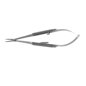 Castroviejo manuel allemand en acier inoxydable Micro porte-aiguille Instrument chirurgical essentiel - Product Image 1