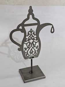 Luxury Islamic Arabesque Metal Table Decor Stand | Laser Cut Floral Pattern Ramadan & <b>Eid</b> Decoration Arabic Art Ramadan <b>Eid</b> <b>Gift</b> - Product Image 3