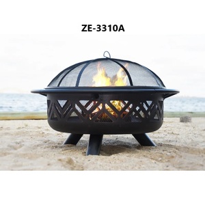 Bol à feu en acier fait main par un designer pour le chauffage extérieur du jardin, l'amélioration du paysage et la décoration de patio – Style rustique fait main pour l'extérieur - Product Image 3