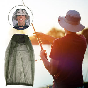 Voile de protection en maille respirante pour apiculteur, idéal pour les activités de plein air, coupe ample, vert - Product Image 1