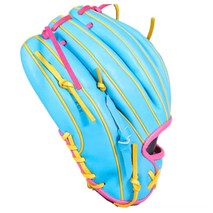 Guantes de Béisbol y Sóftbol Personalizados ERID SPORTS para Niños, Diseño Sólido, Cuero Colorido, para Entrenamiento en Campo Interior y Exterior, Guante de Receptor, Logotipo OEM - Product Image 4