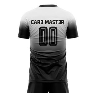Maillots de football personnalisés 100 % polyester respirant, ensembles de vêtements de sport en maille avec logo imprimé, fabrication de tenues de football pas chères - Product Image 6