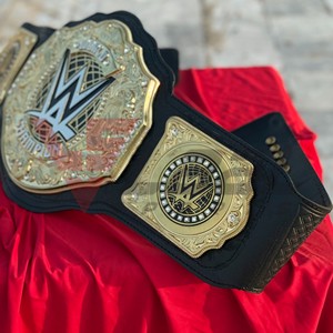 Ceintures de championnat de lutte mondiale personnalisées pour adultes, plaques métalliques de titre, épaisseur 4MM 6MM, sangle en cuir - Product Image 3