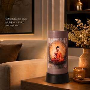 Buddha LED <b>Table</b> <b>Lamp</b> Spiritual Meditation Night Light Warm Glow Decorative Bedside Lantern Buddhist Home Temple Office Gift - Product Image 4