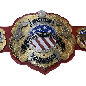2025 New Custom IWGP United States Championship Title Wrestling <b>Belt</b> Brass Material Top Quality Wholesale Manufacturer - Product Image 1