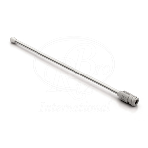 Aiguille d'alimentation droite en acier inoxydable avec embout en forme de bourgeon 7,3 mm 8G x 153 mm pour tube d'alimentation des oiseaux - Product Image 1