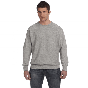 Logo personnalisé solide multicolore coton mélangé col rond sweats pour hommes pour tenue décontractée hiver extérieur sweats à capuche sweats - Product Image 3