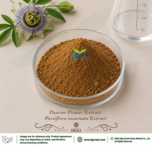 Suministro directo de fábrica HGO de extracto de flor de la Pasión natural puro EXTRACTO DE Passiflora incarnata (grado alimenticio) Especificación 10:1 - Product Image 1
