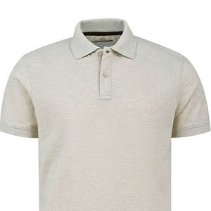 Polo pour homme 100% coton respirant à manches courtes, couleur unie, décontracté, pour le golf, doux - Product Image 3