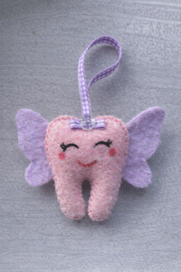 Meilleur oreiller personnalisé fait main en laine de Nouvelle-Zélande et coton PP, rembourré, pour la Fée des Dents, avec poche, écologique, en peluche, ornement de poupée - Product Image 4