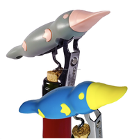 Ouvre-bouteille magnétique en fonte et métal ABS, certifié ROHS, en forme d'oiseau amusant, écologique, avec support, logo personnalisé, pour vin