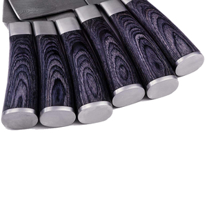 Damascus Steel <b>Kitchen</b> Knife Set With Modern <b>Kitchen</b> Appeal And Smooth Performance For Cooking Needs - Product Image 6