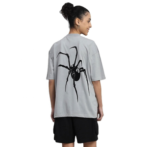 Custom Printed Womens <b>Twin</b> <b>Set</b> Grey and Black Co-Ord with Pockets Soft Cotton Short Sleeve Summer Wear and Fitness <b>Set</b> For Girls - Product Image 6