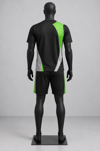 Ensemble de maillots de football personnalisés, impression numérique, uniforme de football en polyester, manches courtes, col rond - Product Image 3