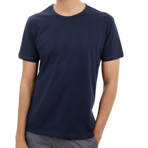 เสื้อยืดคอกลมสีพื้นสำหรับผู้ชาย แขนสั้น สวมใส่สบาย น้ำหนักเบา ระบายอากาศได้ดี เหมาะสำหรับใส่ในชีวิตประจำวันช่วงฤดูร้อน - Product Image 5