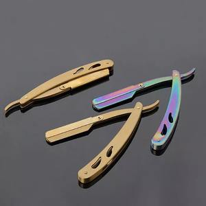 Navaja de Afeitar Profesional para Barbería al por Mayor con Hoja de Acero Inoxidable, Mango de Madera, Colores y Logotipo Personalizados OEM - Product Image 6