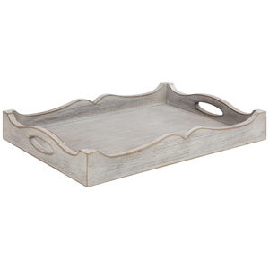 Plateau de service en bois de manguier pour le petit déjeuner au lit | Plateau réversible décoratif en bois sculpté à la main pour les acheteurs en gros - Product Image 1