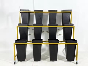 Étagère de supermarché robuste en fer, présentoir vertical pour fleurs, support métallique pour magasin de proximité - Product Image 3