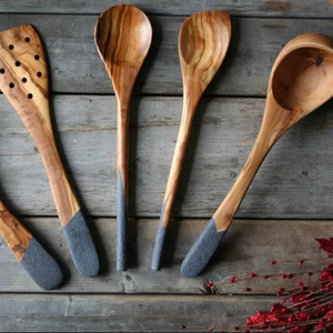 High Quality Mango Wood <b>Soup</b> <b>Spoon</b> Friendly Durable Natural Handicraft Best Design Kitchenware for Party Use - Product Image 3