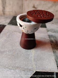 Quemador Bukhoor de madera de Acacia de resina epoxi Premium, soporte de Oud árabe moderno para decoración de fragancia de Hotel en casa, regalo de recuerdo - Product Image 3